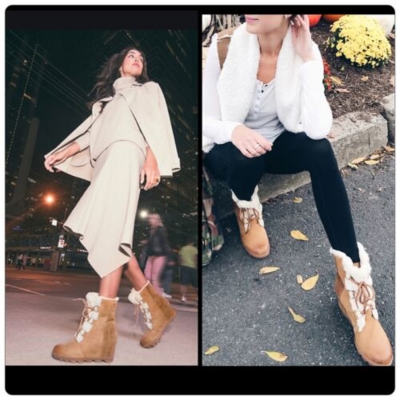 Sorel Shearling Joan of Arctic Wedge II - Picture 8 of 15